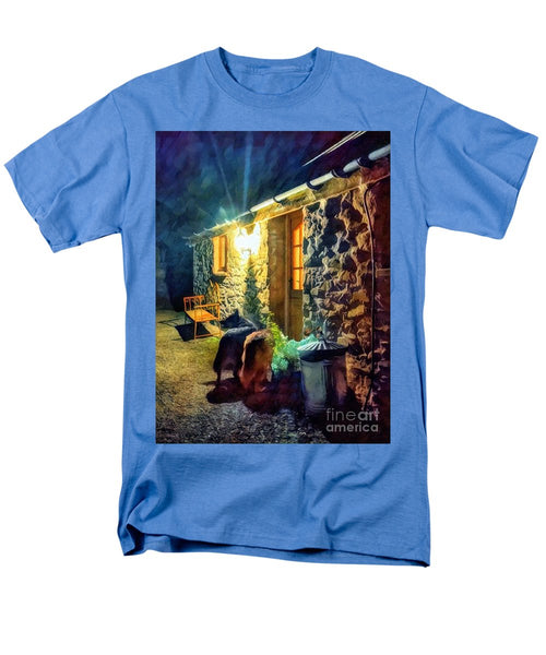 Shepherds At The Cottage Door - Men's T-Shirt  (Regular Fit)