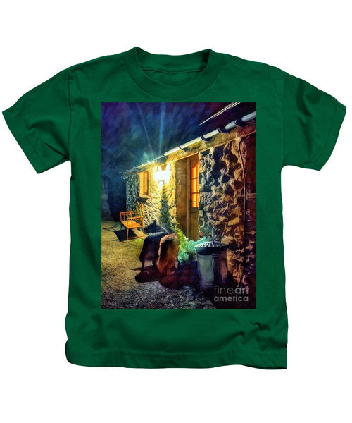 Shepherds At The Cottage Door - Kids T-Shirt
