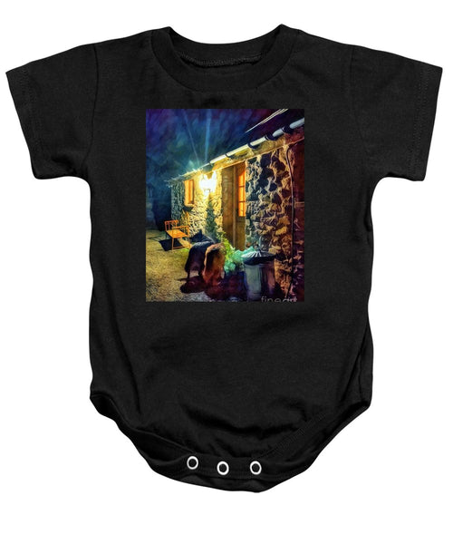 Shepherds At The Cottage Door - Baby Onesie