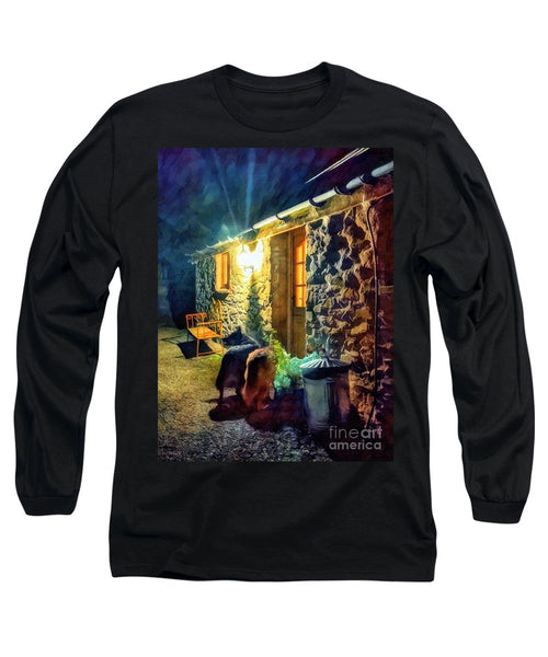 Shepherds At The Cottage Door - Long Sleeve T-Shirt