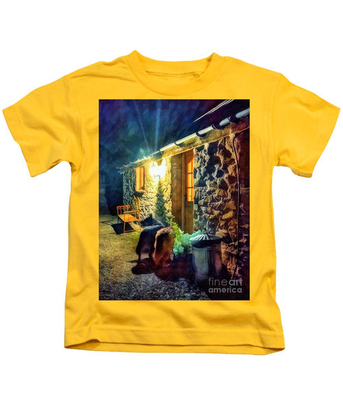 Shepherds At The Cottage Door - Kids T-Shirt