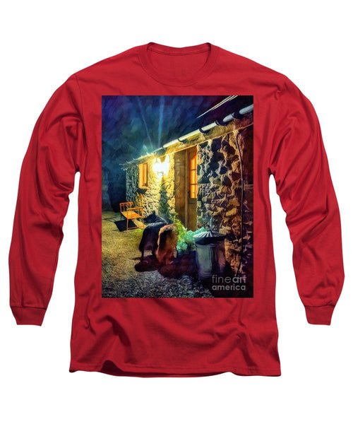 Shepherds At The Cottage Door - Long Sleeve T-Shirt