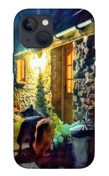 Shepherds At The Cottage Door - Phone Case