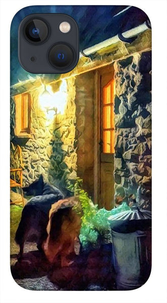 Shepherds At The Cottage Door - Phone Case