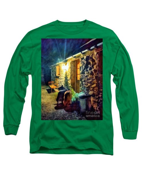 Shepherds At The Cottage Door - Long Sleeve T-Shirt