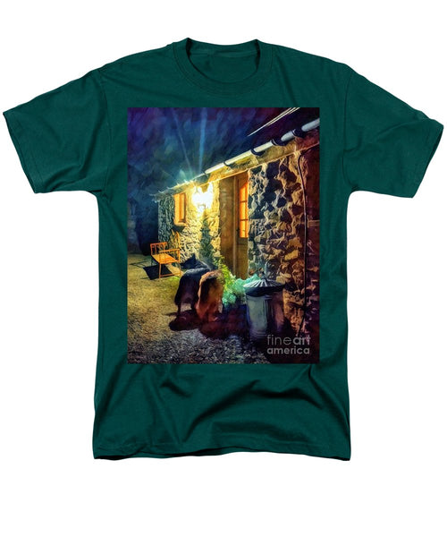 Shepherds At The Cottage Door - Men's T-Shirt  (Regular Fit)