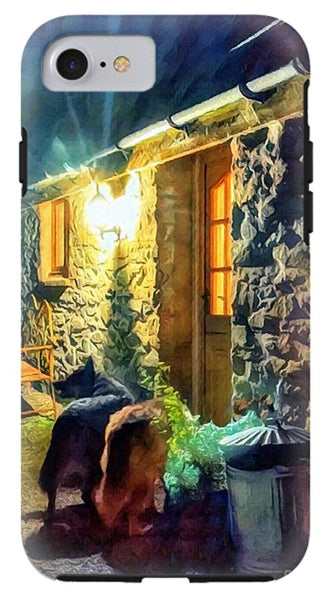 Shepherds At The Cottage Door - Phone Case