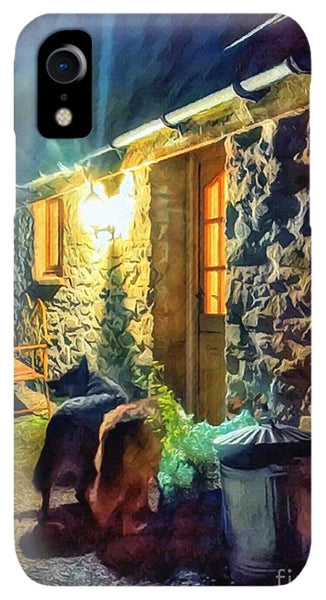 Shepherds At The Cottage Door - Phone Case