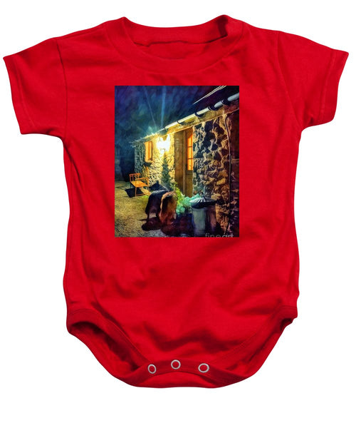 Shepherds At The Cottage Door - Baby Onesie