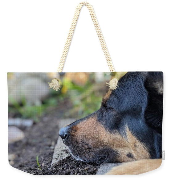 Sleep in the Garden - Weekender Tote Bag