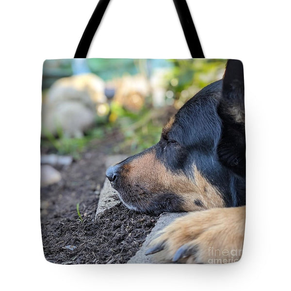 Sleep in the Garden - Tote Bag