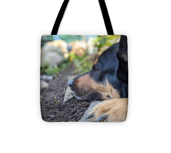 Sleep in the Garden - Tote Bag