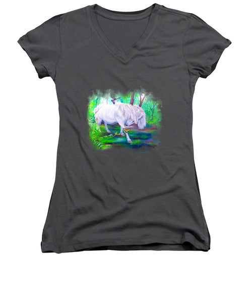 The Butterfly And The Pony - Women's V-Neck