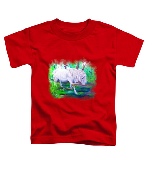 The Butterfly And The Pony - Toddler T-Shirt