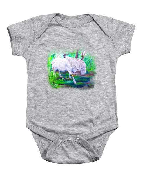 The Butterfly And The Pony - Baby Onesie