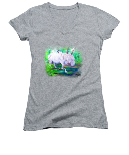 The Butterfly And The Pony - Women's V-Neck