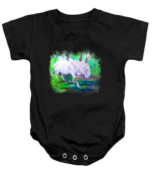 The Butterfly And The Pony - Baby Onesie