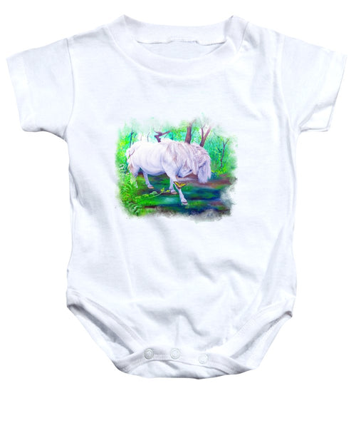 The Butterfly And The Pony - Baby Onesie