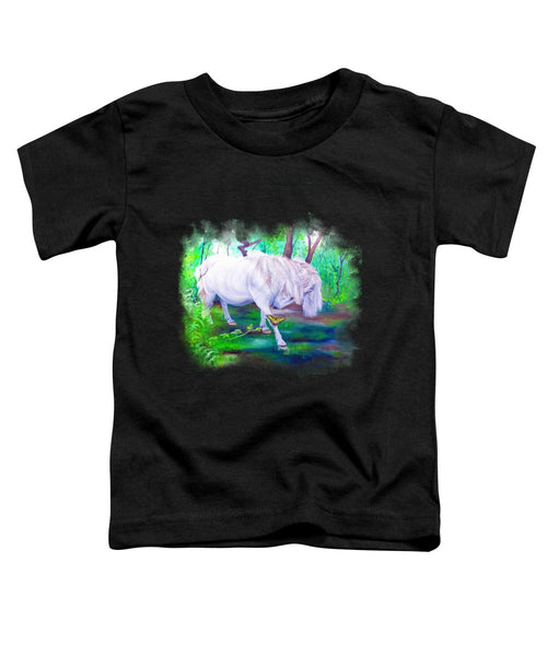 The Butterfly And The Pony - Toddler T-Shirt