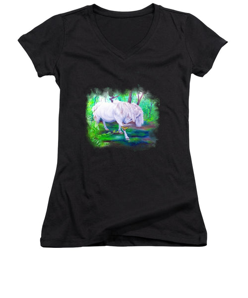 The Butterfly And The Pony - Women's V-Neck