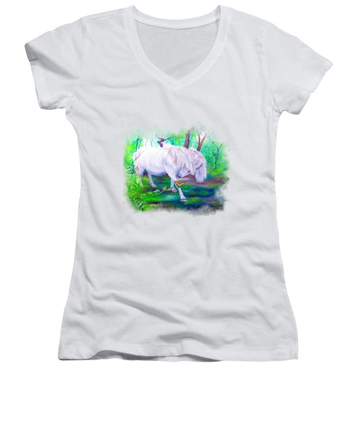 The Butterfly And The Pony - Women's V-Neck