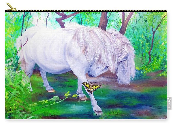 The Butterfly And The Pony - Carry-All Pouch