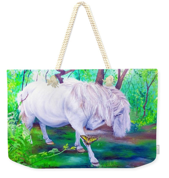 The Butterfly And The Pony - Weekender Tote Bag