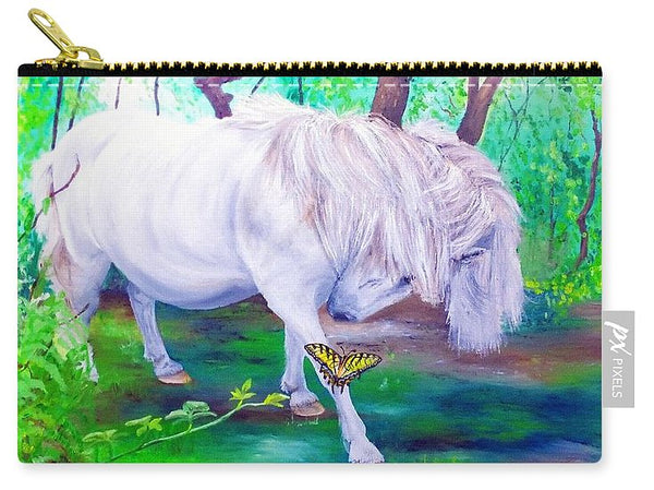 The Butterfly And The Pony - Carry-All Pouch
