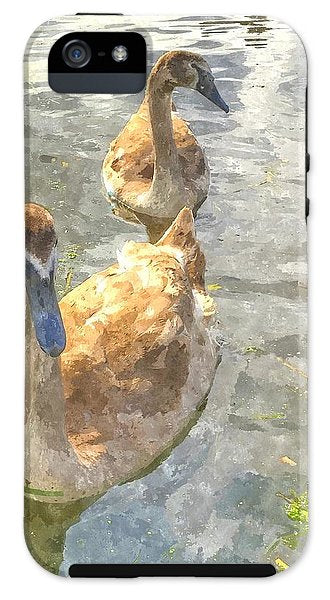 The Two Cygnets - Phone Case