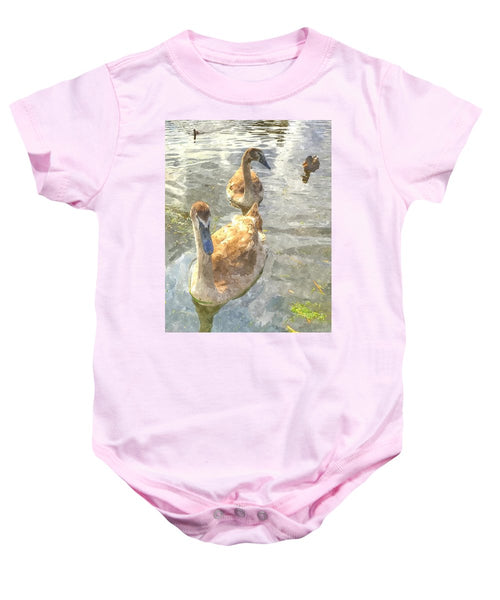 The Two Cygnets - Baby Onesie