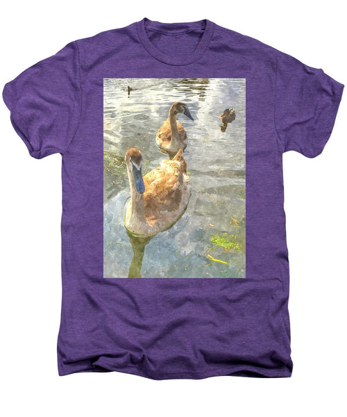 The Two Cygnets - Men's Premium T-Shirt