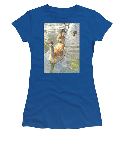 The Two Cygnets - Women's T-Shirt (Athletic Fit)