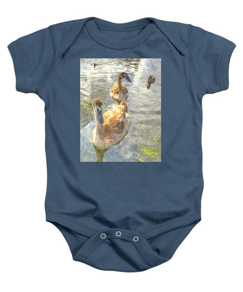 The Two Cygnets - Baby Onesie