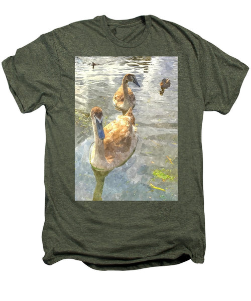 The Two Cygnets - Men's Premium T-Shirt