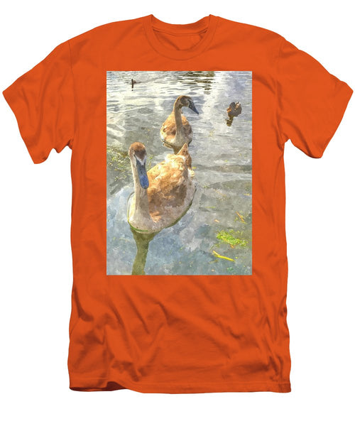 The Two Cygnets - Men's T-Shirt (Athletic Fit)