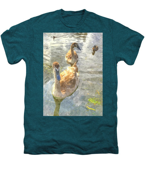 The Two Cygnets - Men's Premium T-Shirt
