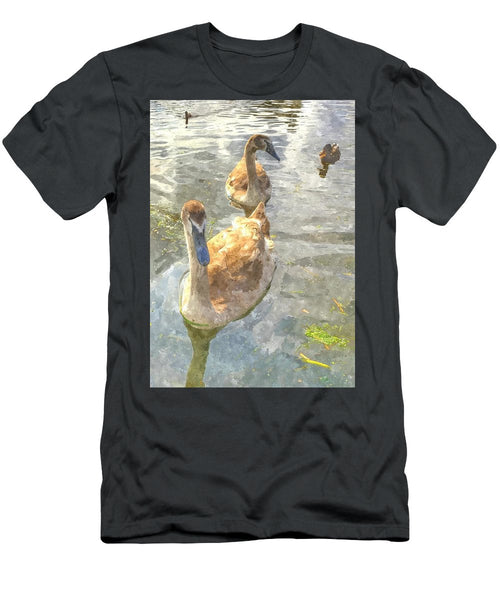 The Two Cygnets - Men's T-Shirt (Athletic Fit)