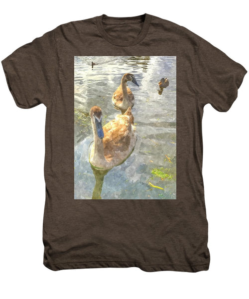 The Two Cygnets - Men's Premium T-Shirt