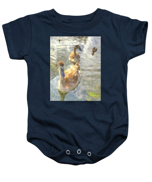 The Two Cygnets - Baby Onesie
