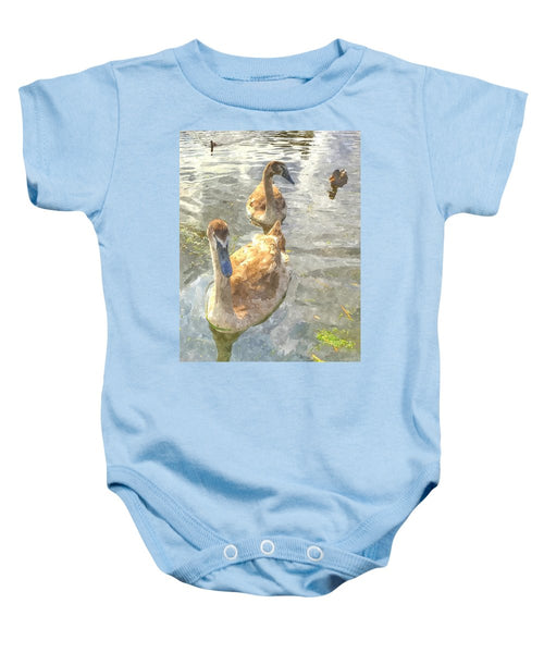 The Two Cygnets - Baby Onesie