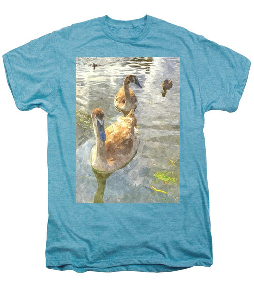 The Two Cygnets - Men's Premium T-Shirt