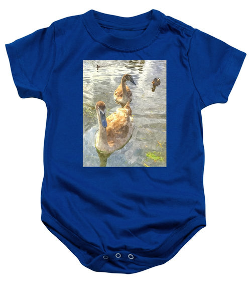 The Two Cygnets - Baby Onesie
