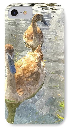 The Two Cygnets - Phone Case