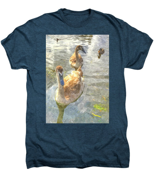 The Two Cygnets - Men's Premium T-Shirt