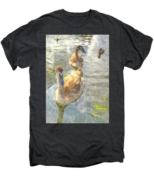 The Two Cygnets - Men's Premium T-Shirt
