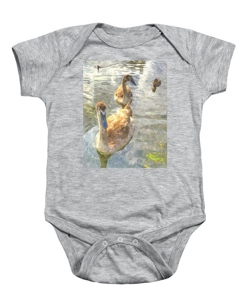 The Two Cygnets - Baby Onesie