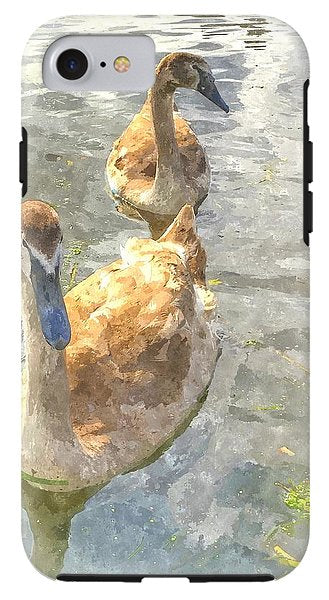 The Two Cygnets - Phone Case