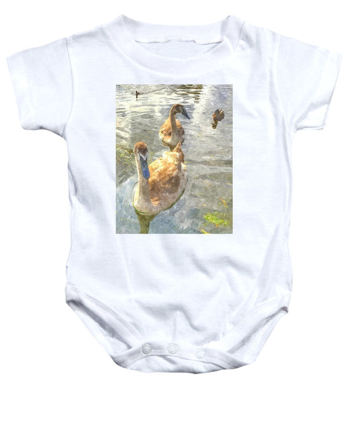The Two Cygnets - Baby Onesie