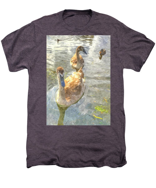 The Two Cygnets - Men's Premium T-Shirt