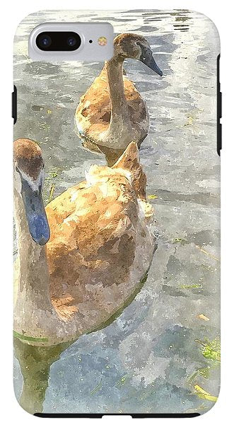 The Two Cygnets - Phone Case